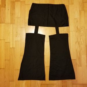Goth Visual Kei Rave Leggings Skirt
